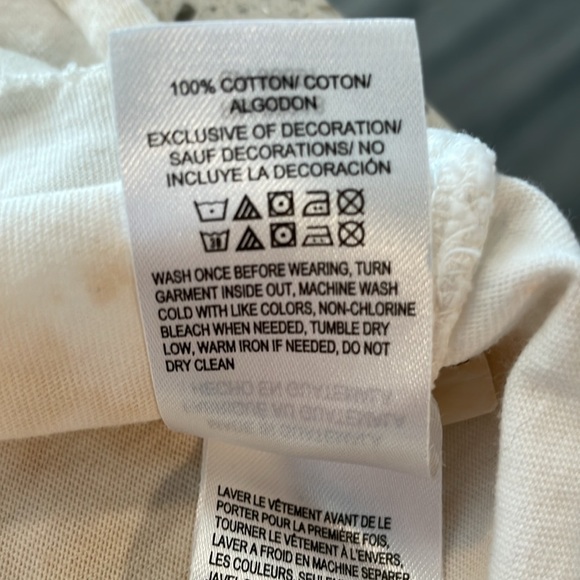 Lucky Brand sleeveless shirt size Large never worn tan tie dye - Picture 5 of 6